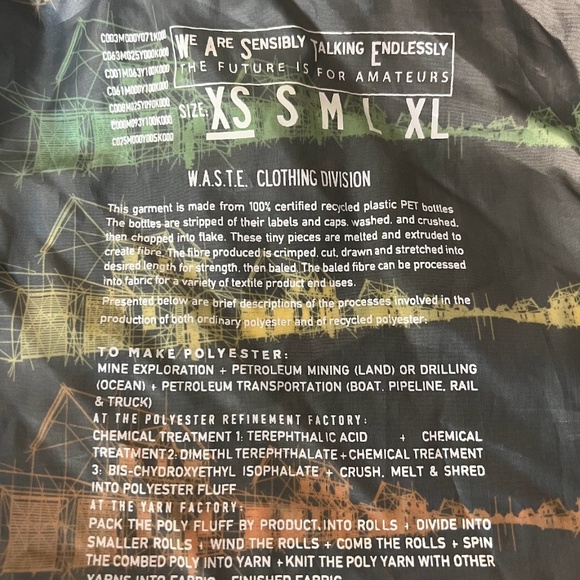 RARE Radiohead In Rainbows Windbreaker Jacket Official Waste Merch - Picture 7 of 8